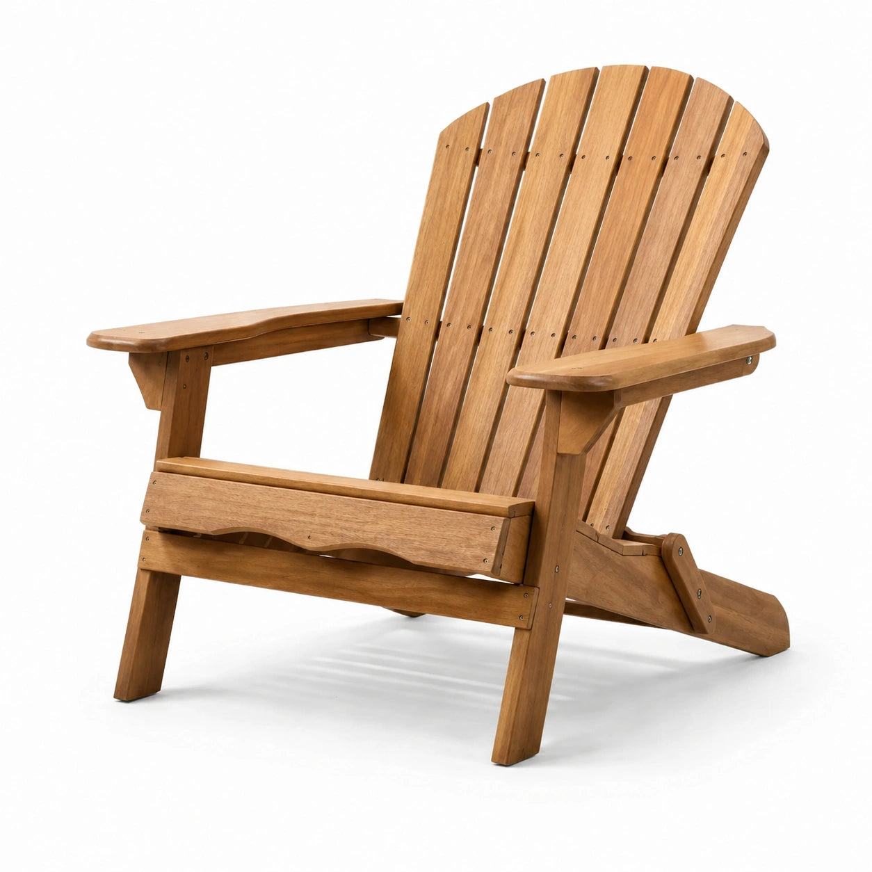 Silla Adirondack de Madera de Acacia Marrón Exterior