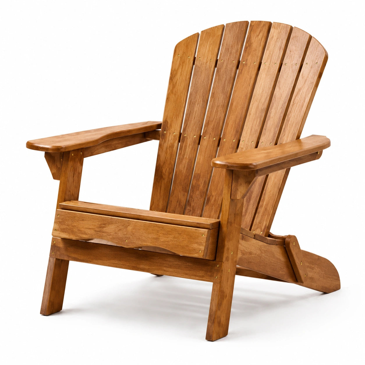 Silla Adirondack de Madera de Acacia Marrón