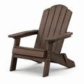 Silla Adirondack de Madera Maciza Marrón 89x74x90 cm