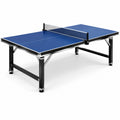 Mesa de ping-pong interior 274x152.5x76 cm MDF azul acero